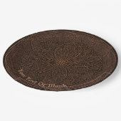 Assiettes En Carton Chocolate icing (Angle)