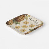 Assiettes En Carton Chocolate Tasting Guide Vintage Style (Angulaire)