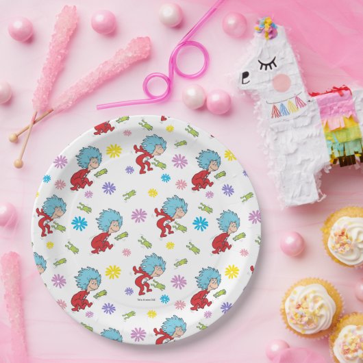 Assiettes En Carton Chose Une Chose Deux Chaussures Hoppy Motif (Fête)