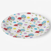 Assiettes En Carton Chose Une Chose Deux Chaussures Hoppy Motif (Angle)