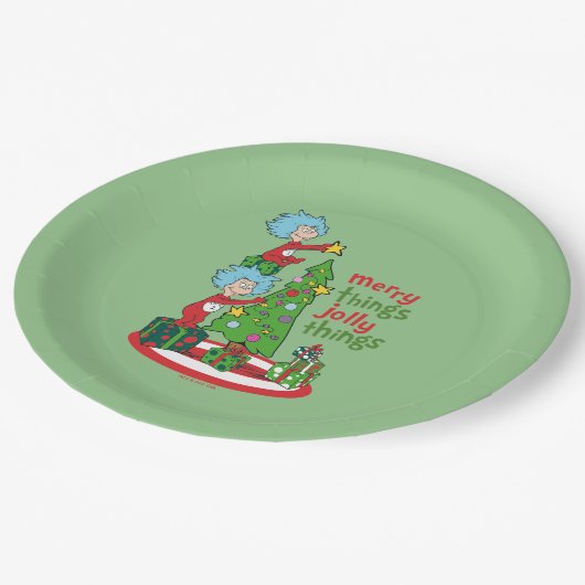 Assiettes En Carton Chose Une Chose Deux Merry Things Jolly Things (Angle)