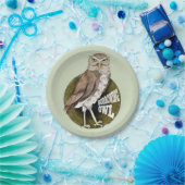 Assiettes En Carton Chouette bractée (Fête)