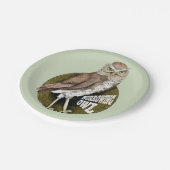 Assiettes En Carton Chouette bractée (Angle)