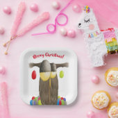 Assiettes En Carton Chouette de Noël (Fête)