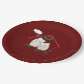 Assiettes En Carton Chouette de Noël Be Accueil mignonne (Angle)