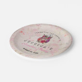 Assiettes En Carton Chouette nocturne mignonne Anniversaire Fête du bo (Angle)