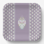 Assiettes En Carton Chouette Oracle Pastel Purple (Recto)
