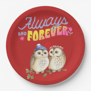 Assiettes En Carton Chouettes toujours et toujours mignonnes en amour