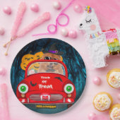 Assiettes En Carton Chow Chow Chig Conduire voiture effrayant Hallowee (Fête)