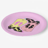 Assiettes En Carton Chowgirl moderne Western Boots fermier Ranch Cowbo (Angle)