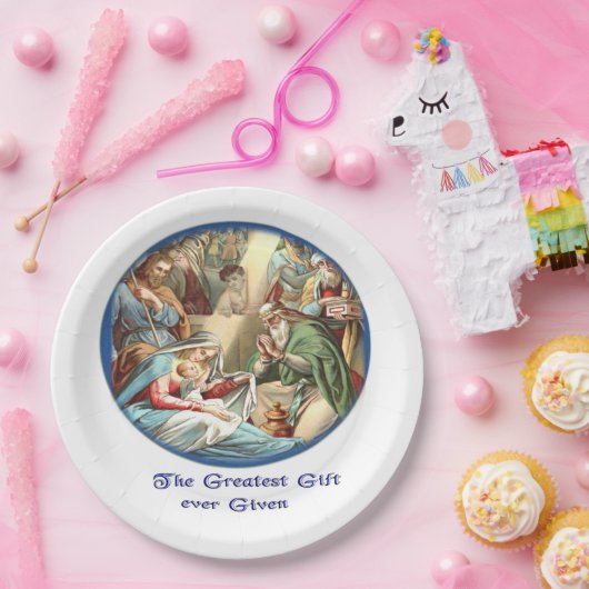 Assiettes En Carton chrétien (Fête)