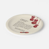 Assiettes En Carton chrétien | LE SEIGNEUR VOUS BLESSE | Noël (Angle)