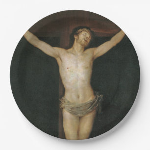 Assiettes En Carton Christ crucifié (Jésus sur la Croix) (par Goya)
