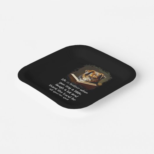 Assiettes En Carton Christian Advice Fun Wise Doing Life (Angulaire)