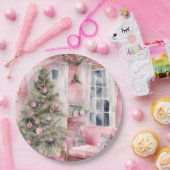 Assiettes En Carton Christmas  (Fête)