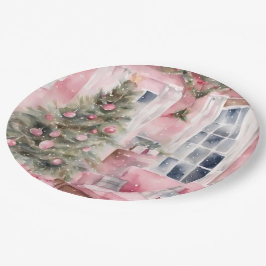 Assiettes En Carton Christmas (Angle)