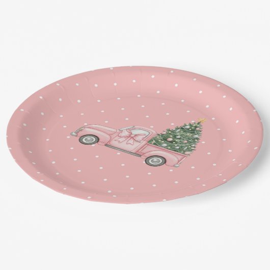 Assiettes En Carton Christmas (Angle)