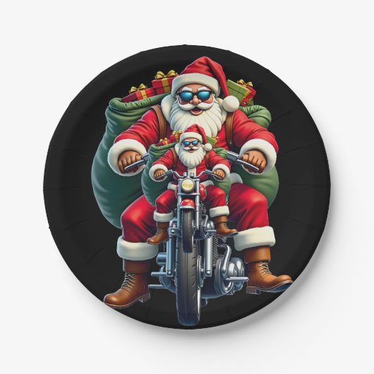 Assiettes En Carton Christmas (4) (Devant)
