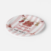 Assiettes En Carton Christmas Baby Shower  (Angle)