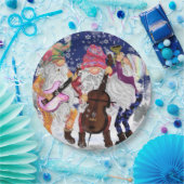 Assiettes En Carton Christmas Band - Happy Song (Fête)