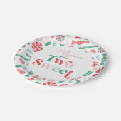 Assiettes En Carton Christmas Candy Two Sweet 2e anniversaire (Angle)