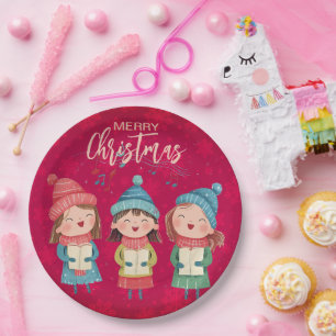 Assiettes En Carton Christmas Carol