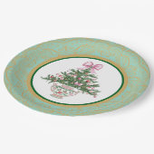 Assiettes En Carton Christmas Chinoiserie Paper Plates (Angle)