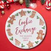 Assiettes En Carton Christmas Cookie Exchange Party