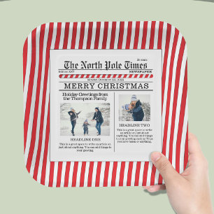 Assiettes En Carton Christmas Cute Photo Collage Simple Journal