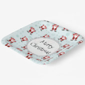 Assiettes En Carton Christmas Elements Santa Claus (Angulaire)