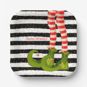 Assiettes En Carton Christmas Elf (Recto)