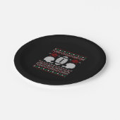 ASSIETTES EN CARTON CHRISTMAS FOOTBALL (Angle)