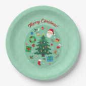 Assiettes En Carton Christmas Illustrations Holiday Party (Devant)