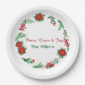 Assiettes En Carton Christmas Paper Plates (Devant)