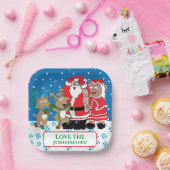 Assiettes En Carton Christmas Père Noël Fun (Fête)