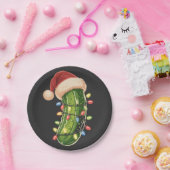 Assiettes En Carton Christmas Pickle Pickle In Xmas Light Pickle (Fête)