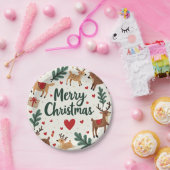 Assiettes En Carton Christmas plate (Fête)