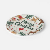 Assiettes En Carton Christmas plate (Angle)