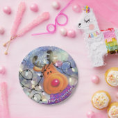 Assiettes En Carton Christmas Reindeer Paper Plates (Fête)