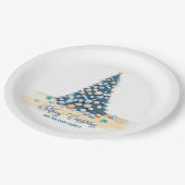 Assiettes En Carton Christmas Tree Beach Merry Christmas (Angle)