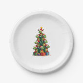 Assiettes En Carton Christmas Tree Sea Turtle Turtles Tortoise T-Shirt (Devant)