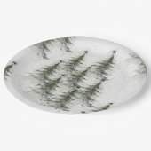 Assiettes En Carton Christmas trees in the Woods (Angle)