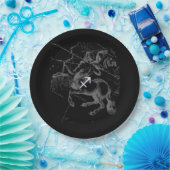 Assiettes En Carton Chrome Sagittarius Zodiac Connexion Hevelius Decor (Fête)