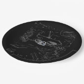 Assiettes En Carton Chrome Style Libra Zodiac Connexion Hevelius (Angle)