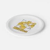 Assiettes En Carton Chubby Kitties Design - Cat Art adorable (Angle)