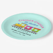 Assiettes En Carton Chugga Choo Train Caricature Thématique N'Importe (Angle)