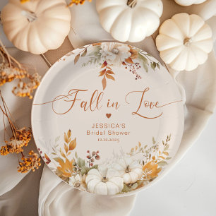 Assiettes En Carton Chute amoureuse douche nuptiale rustique
