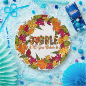 Assiettes En Carton Chute de Thanksgiving (Fête)