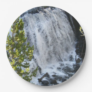 Assiettes En Carton Chute d'eau de Yellowstone