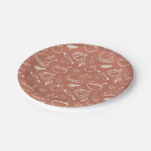 Assiettes En Carton Chute rustique mignonne Automne Thanksgiving Harve (Angle)